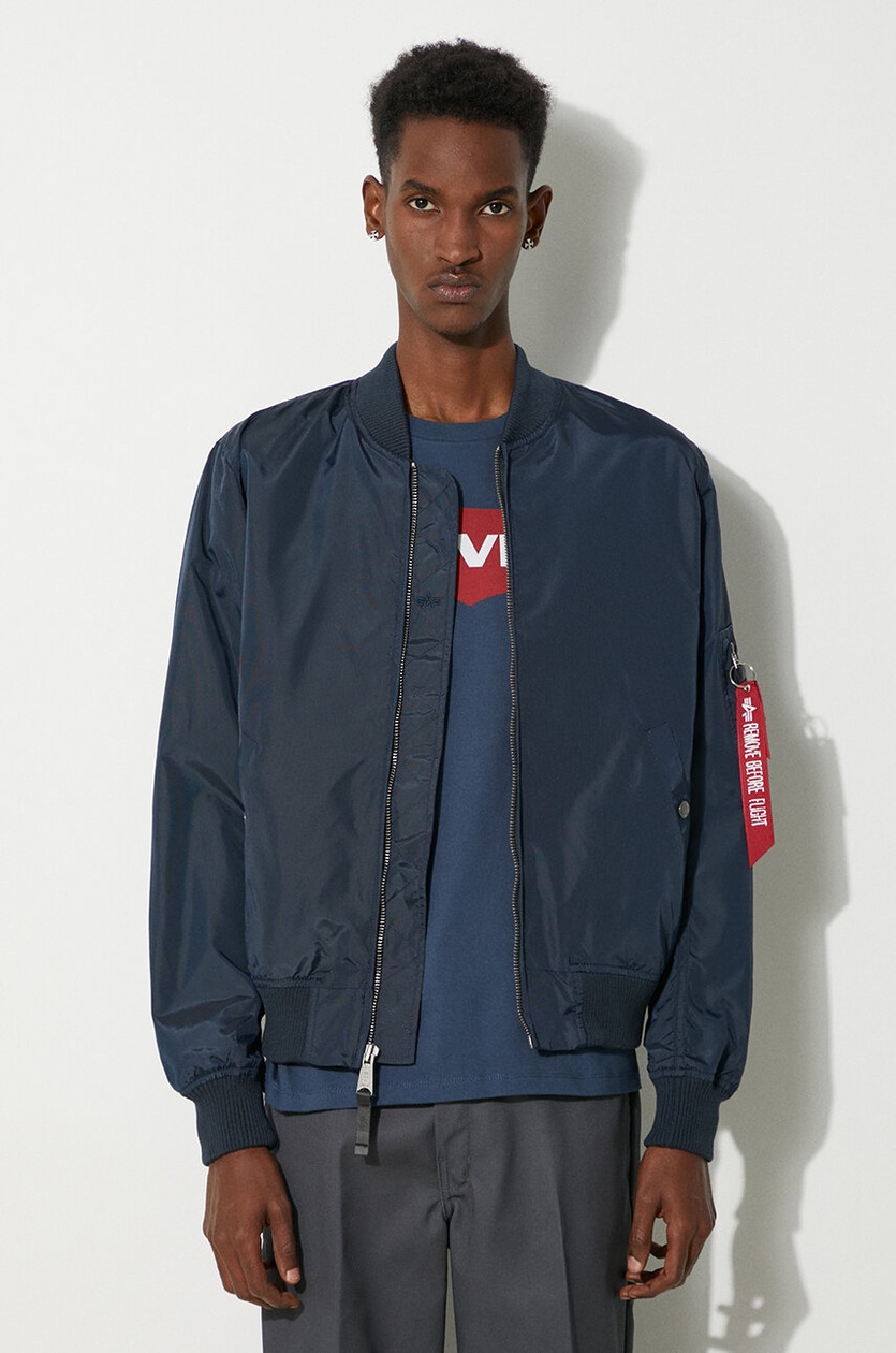 adidas Originals jacket Firebird Tracktop men's navy blue color