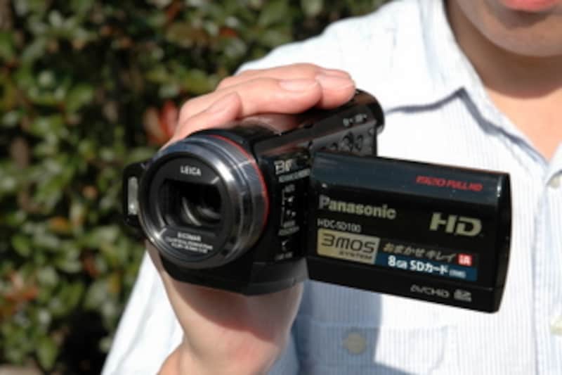 パナソニック デジタルハイビジョンビデオカメラ HDC-SD100 動作確認