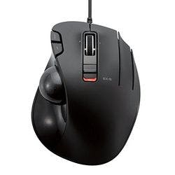 マウス トラックボール 有線 6ボタン ブラック M-XT3URBK | パソコン
