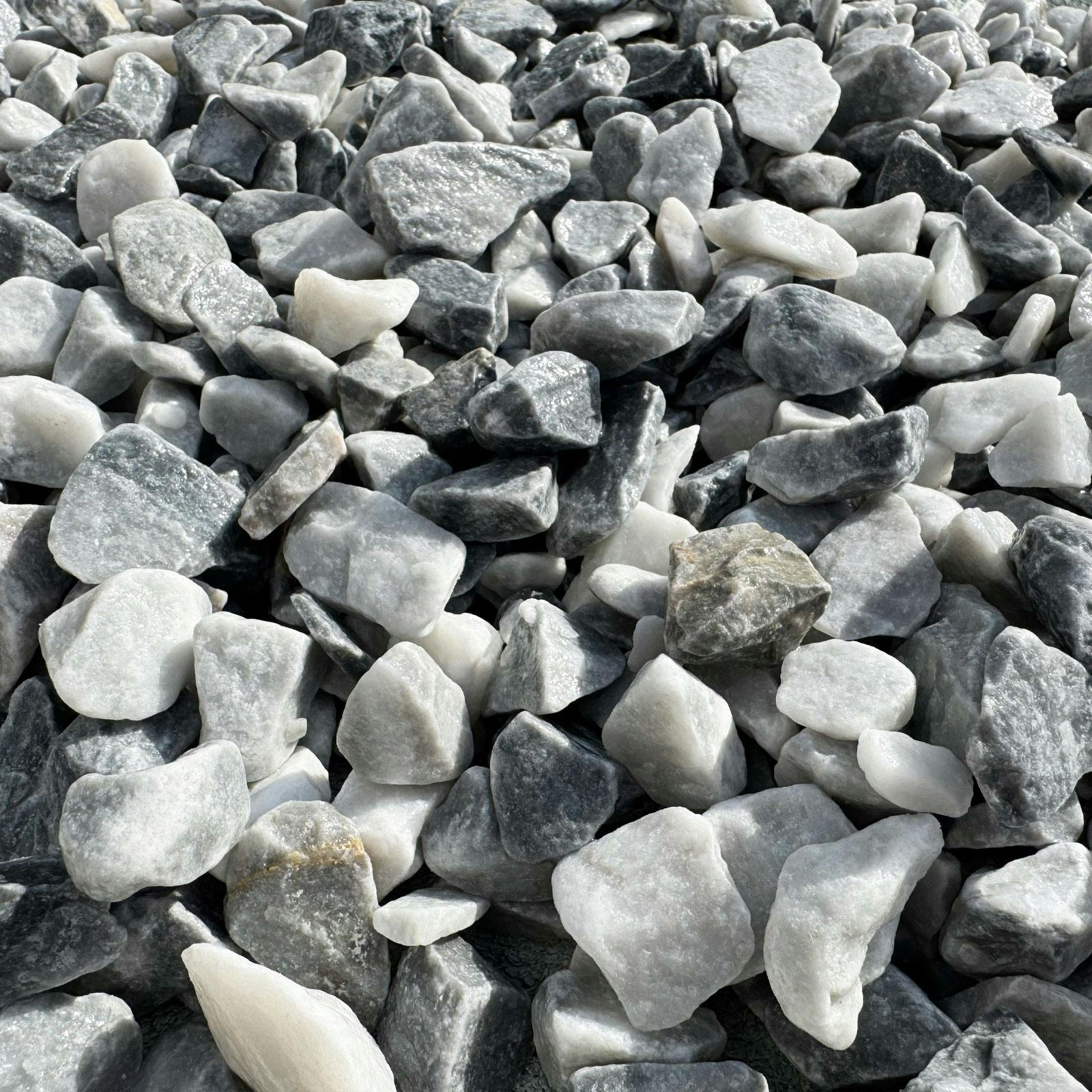 TAIKOH アイスブルー 8分 22-30mm 10kg イタリア産 天然大理石 化粧