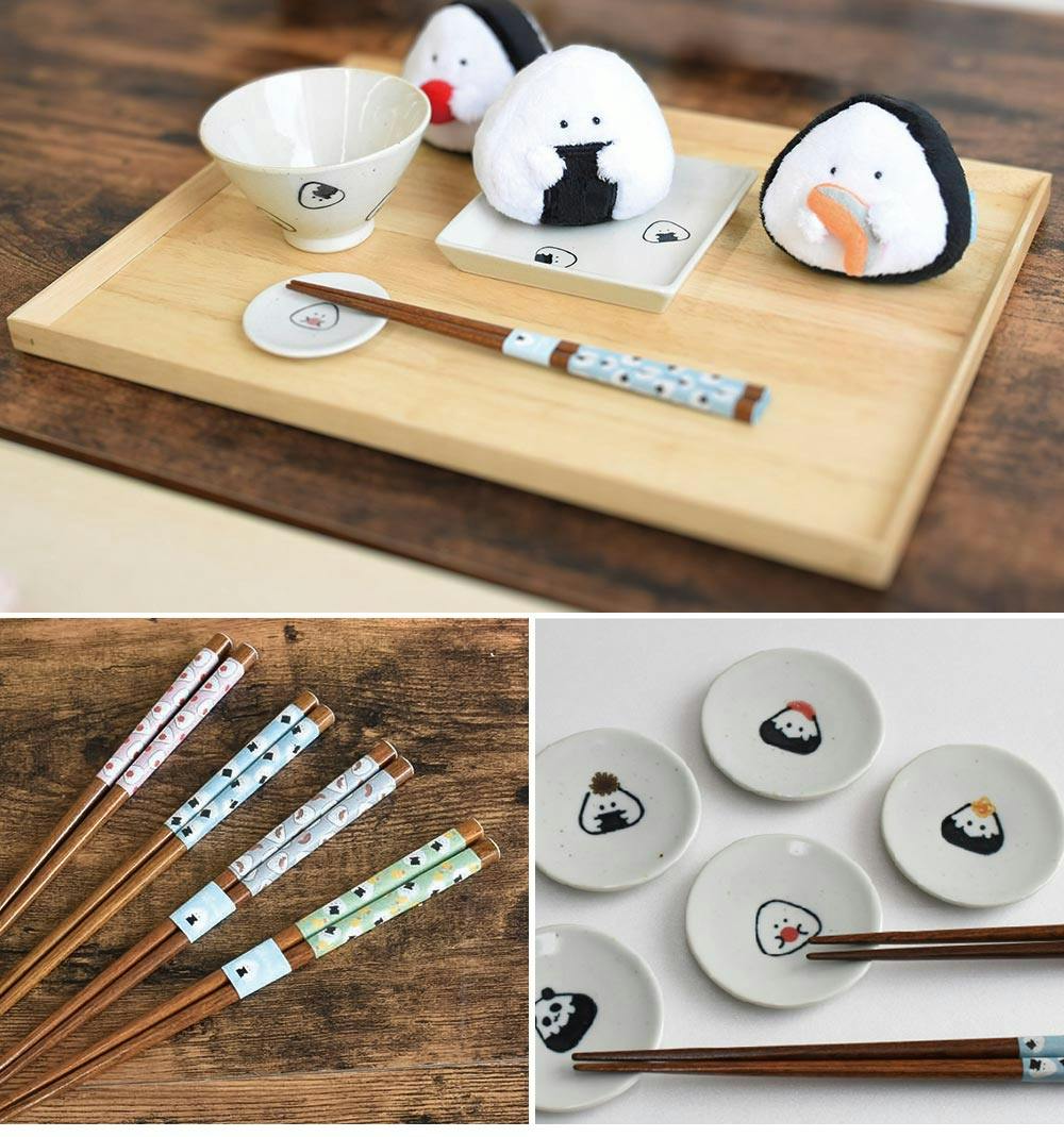 ぎゅっとおにぎりさん 角皿 逸品社 シュガーランド【お皿 取り皿