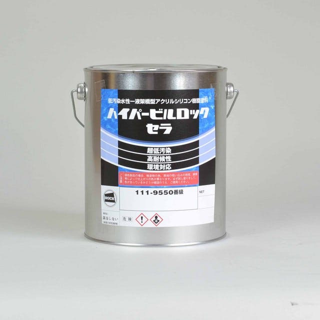 ロックペイント ハイパービルロックセラ RP-N70 艶有 3Kg 外壁 水性
