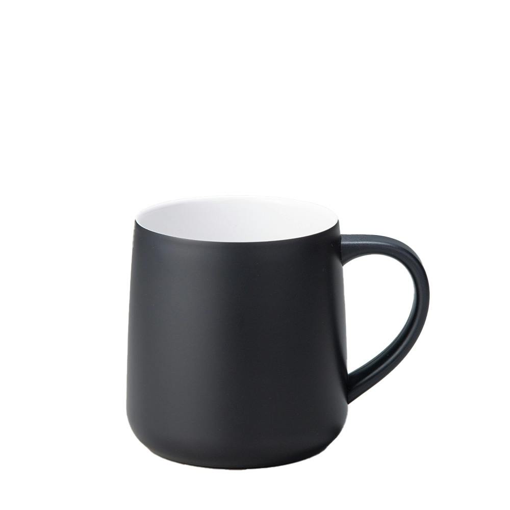 セラミックコートマグカップ 400ml ブラック | 食器・グラス