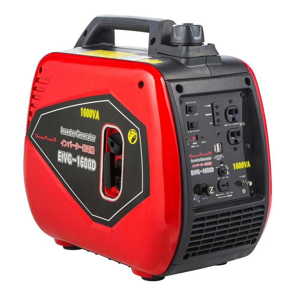 ナカトミ NAKATOMI インバーター発電機 EIVG-1600D | 発電機