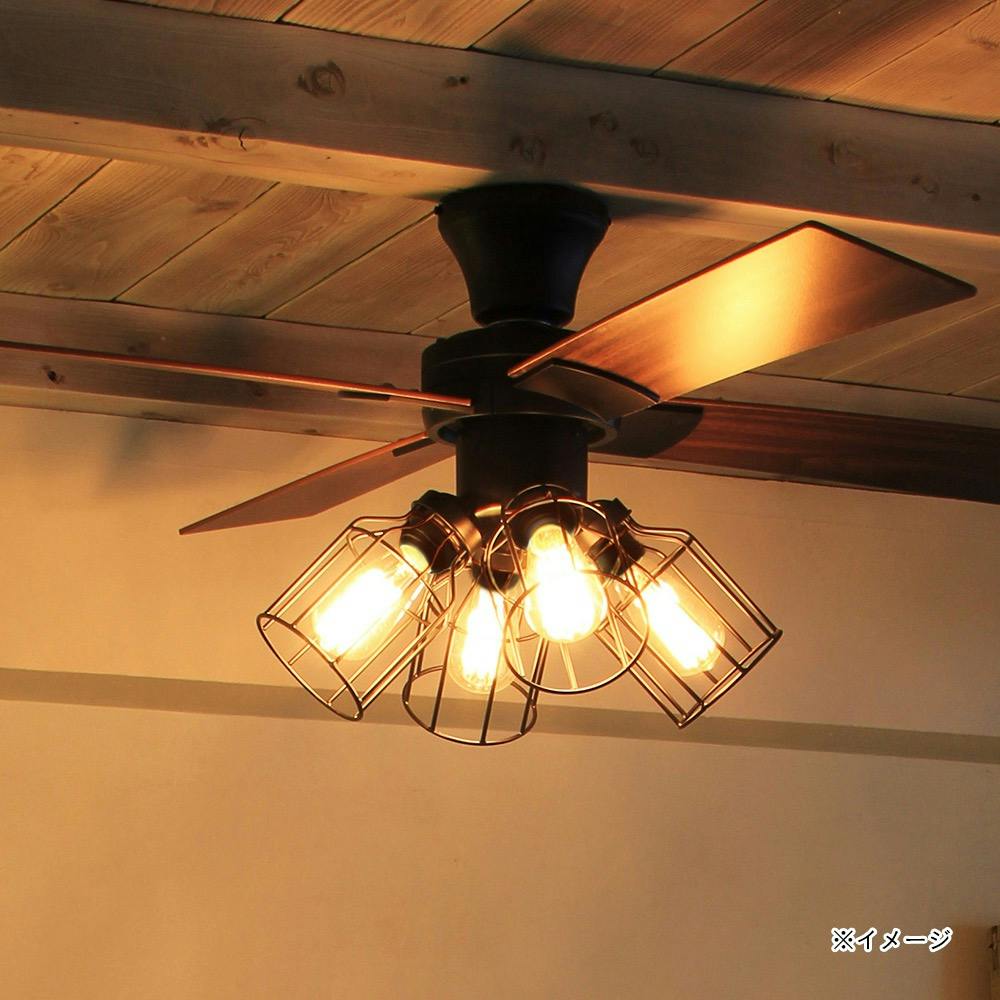 VINTAGE Collection シーリングファン ブラック JE-CF001V | 天井