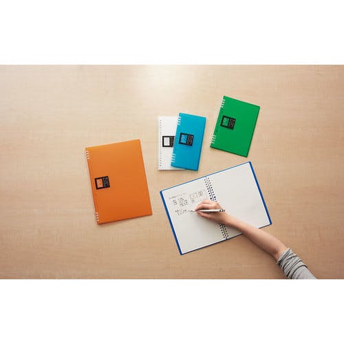 CAINZ-DASH】キングジム リングノート テフレーヌ A4 青 9856TTE-B