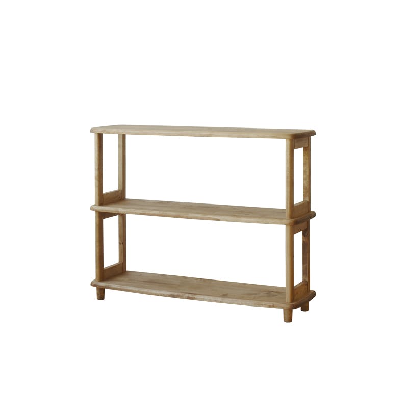 nora. シェルフ ロサ ナチュラル おしゃれ 収納 棚 幅92 ラック