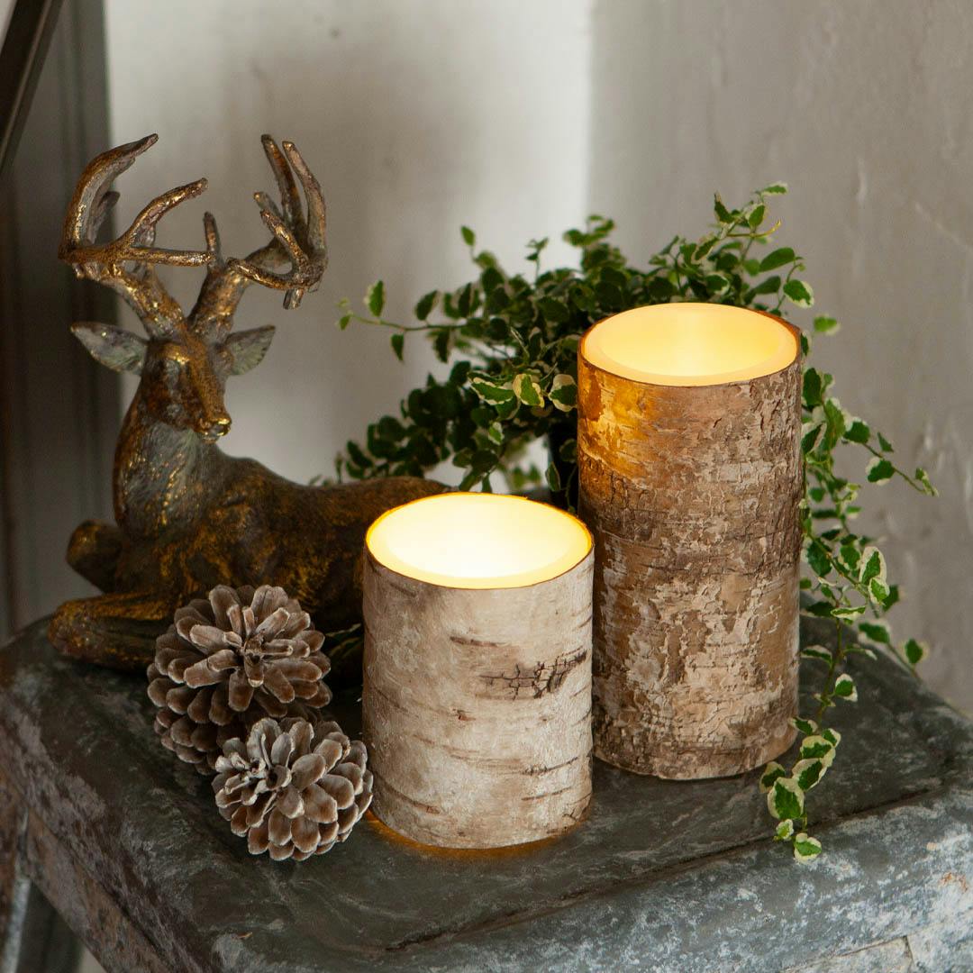 ダルトン DULTONバーチ ウッド LED キャンドル MBIRCH WOOD LED CANDLE