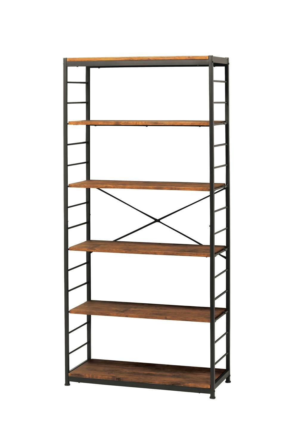 KOEKI 弘益 UTILITY VKR-6(BR) フリーラック6段 84×35×180 天板・底板