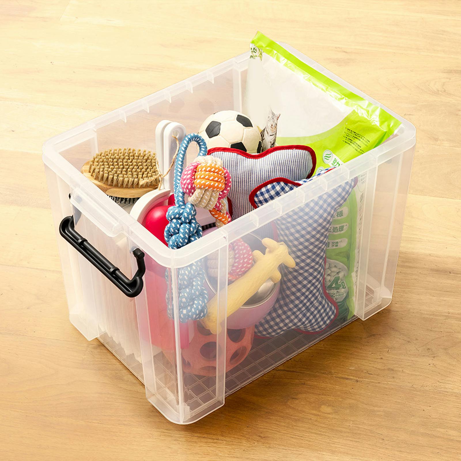 天馬 ロックス 530L クリア 多機能 耐久性 コンテナボックス