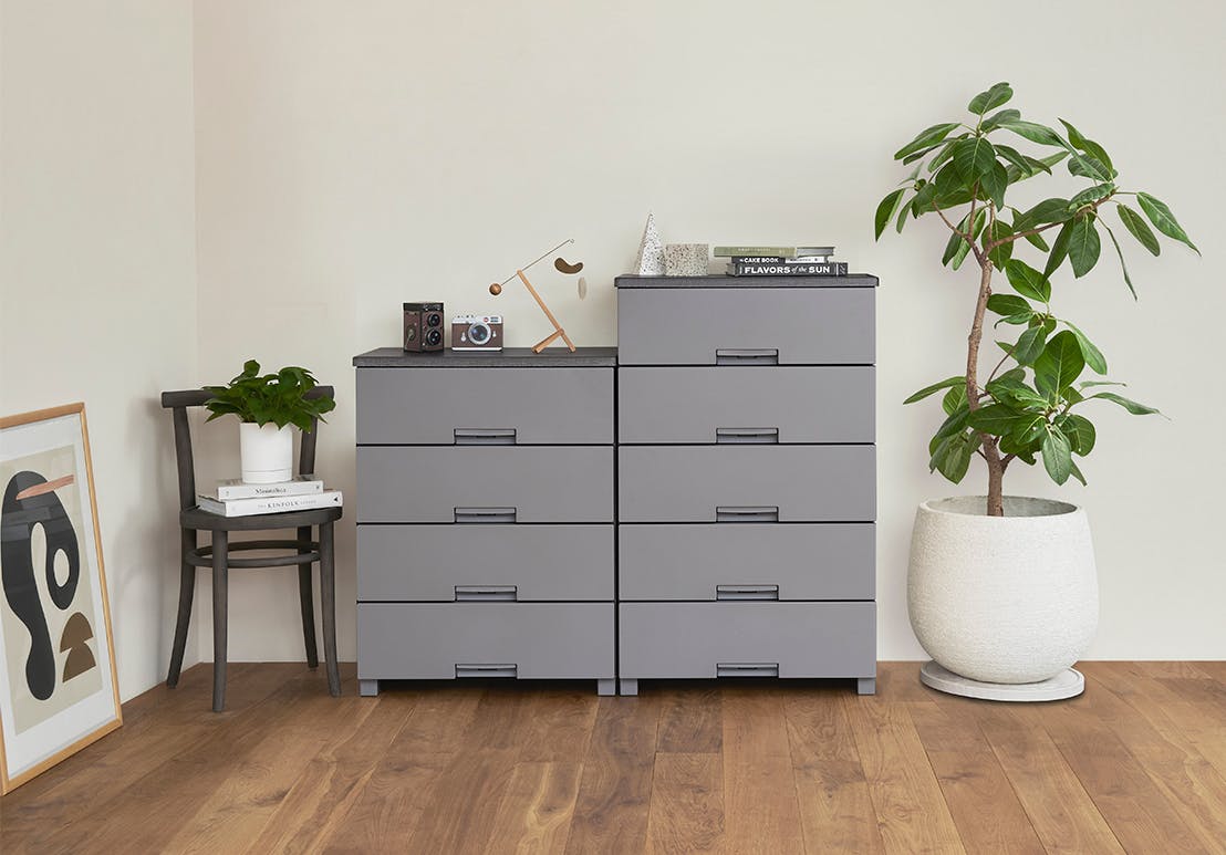 フレンチスタイル グレー チェスト フレンチスタイル グレー チェスト