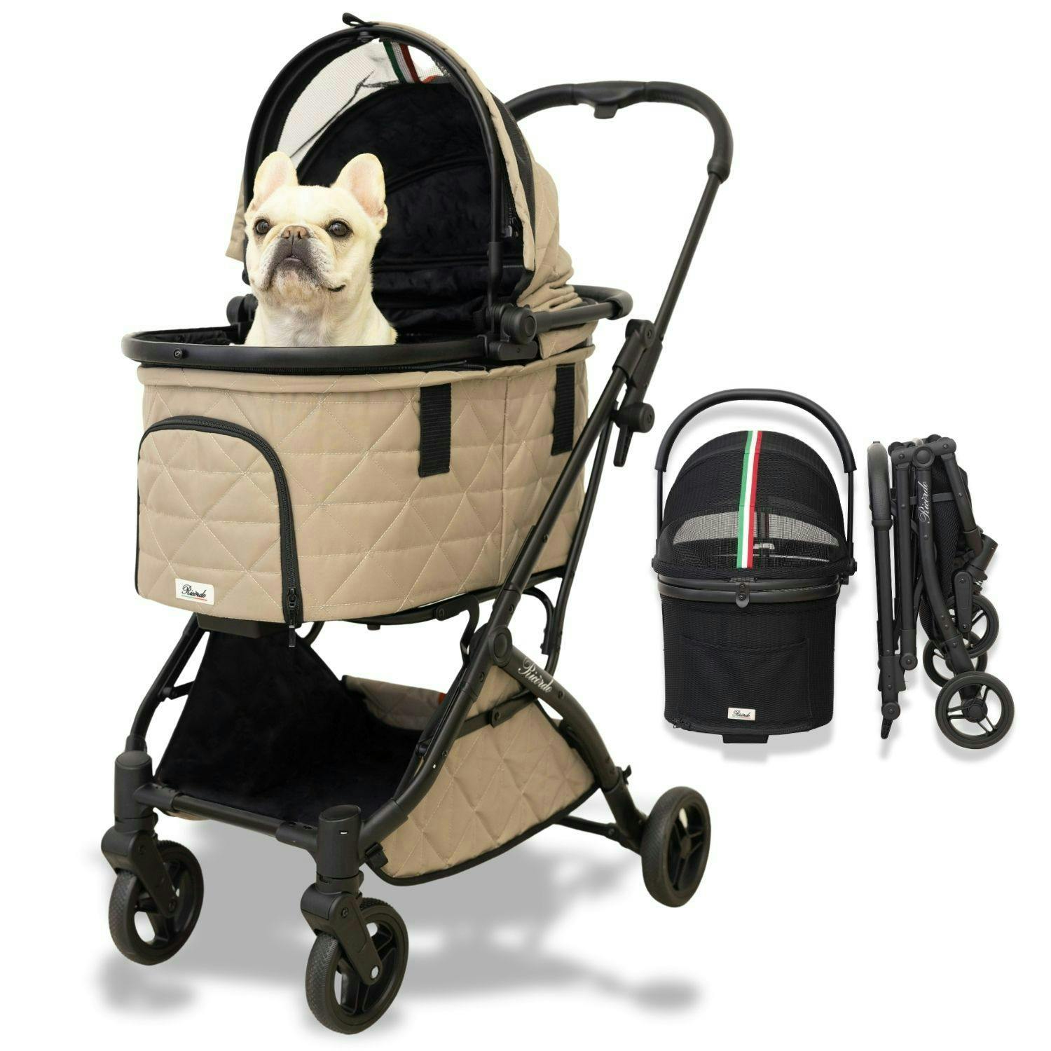 ペット用カート3輪ストライプ | ペット用品（犬） 通販