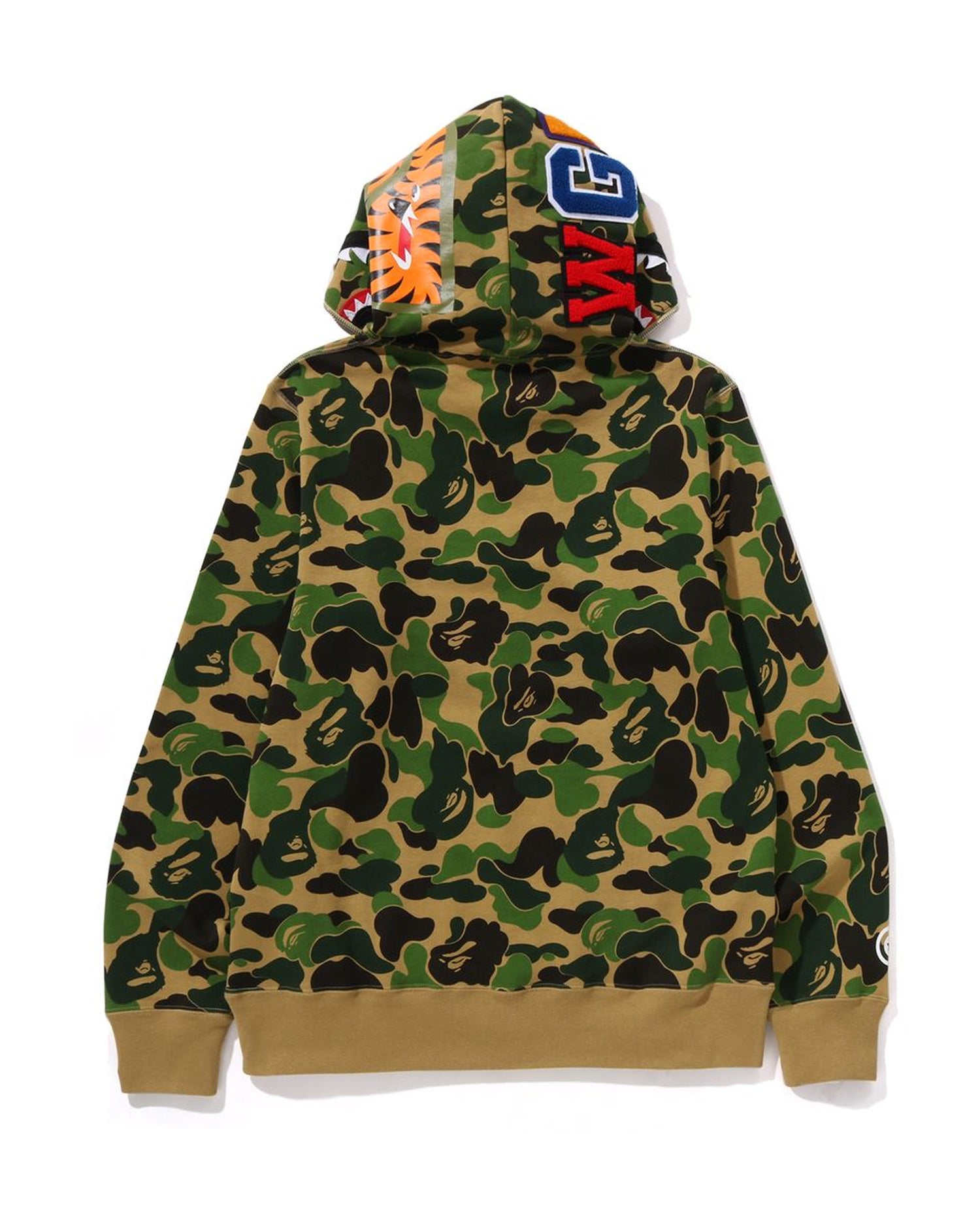 A BATHING APE 迷彩フード付きパーカー L A Bathing Ape 迷彩柄