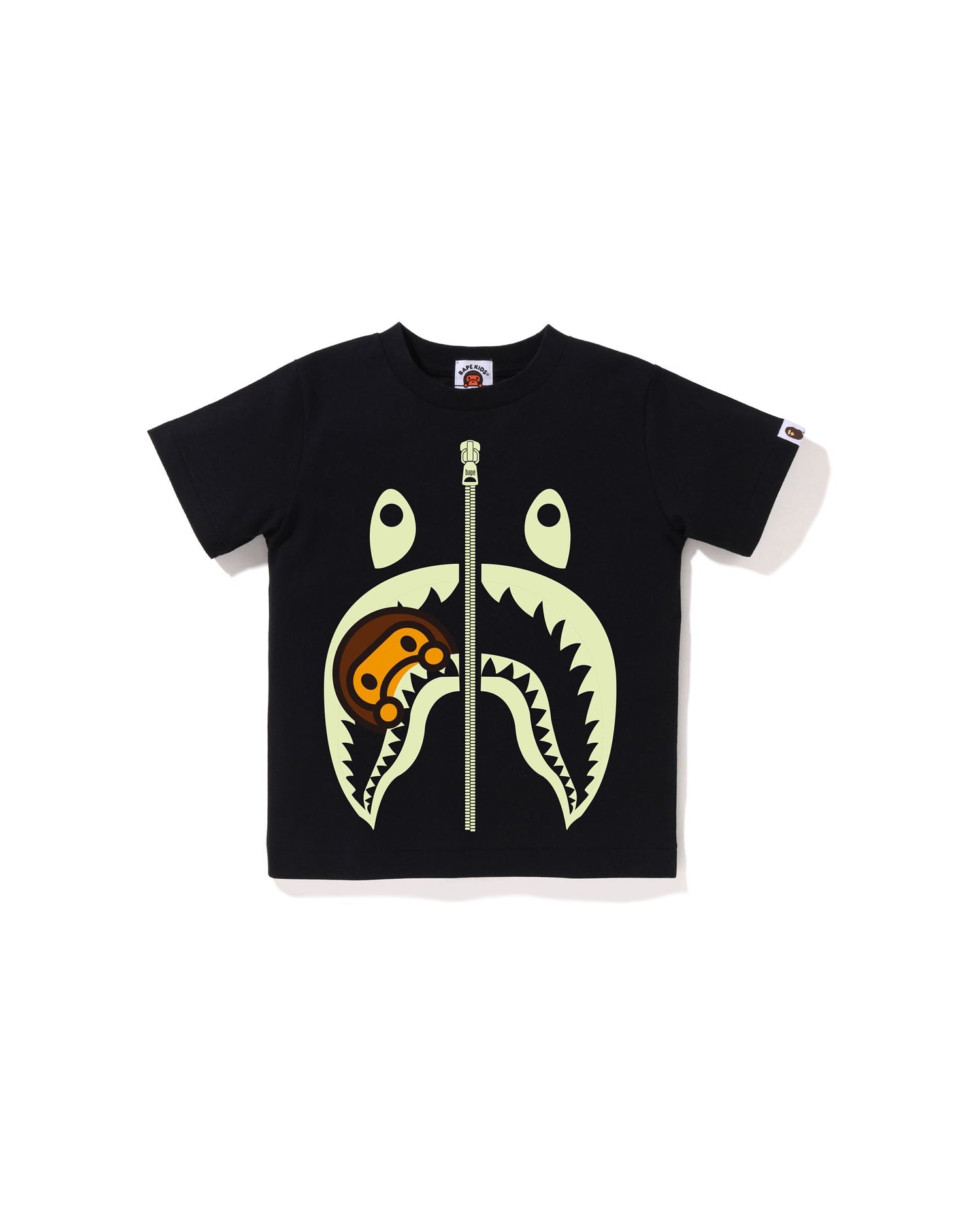 A BATHING APE® Kids Glow in the Dark Milo Shark Tee | Bape