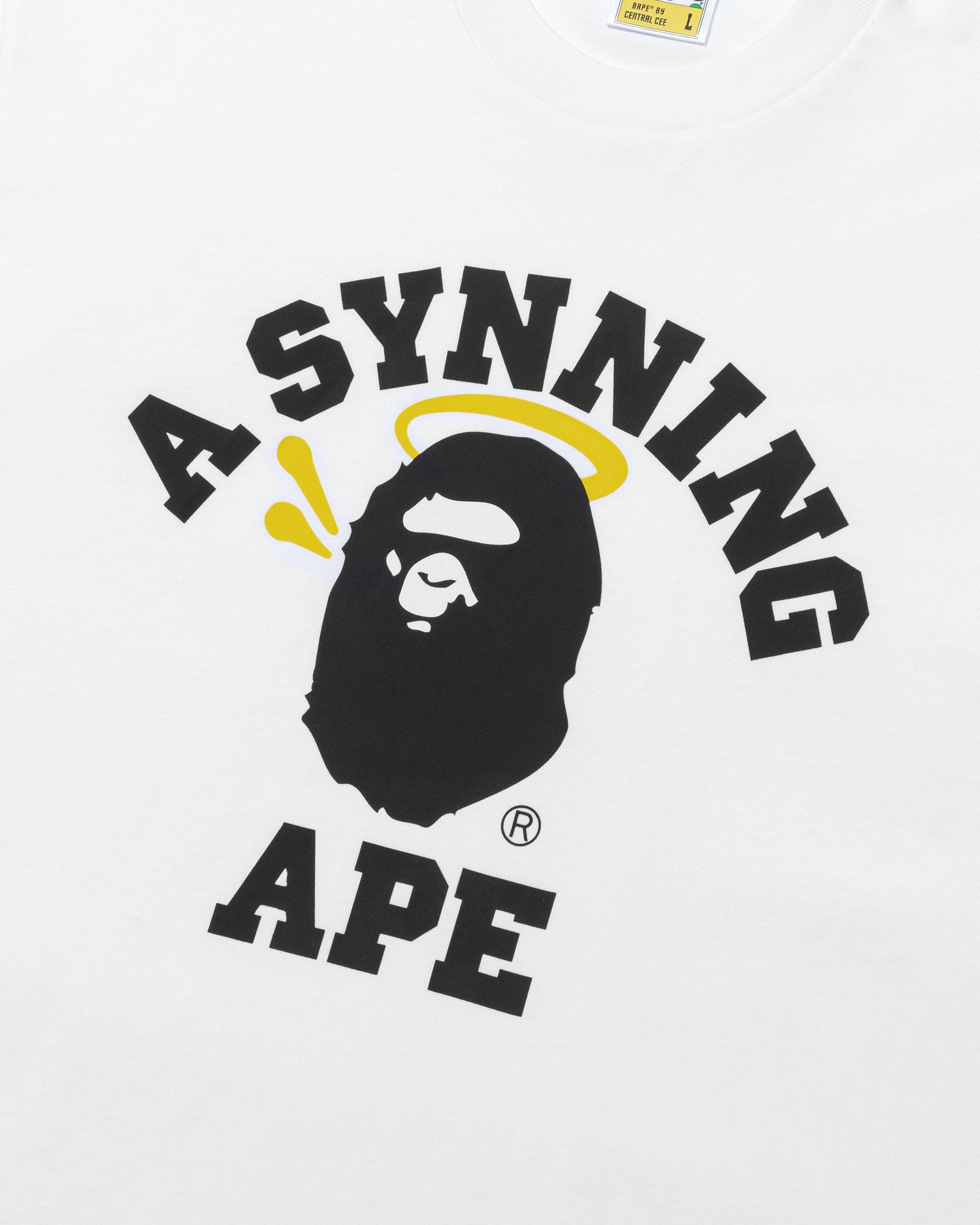 A BATHING APE® BAPE X Spotify X SYNA By Central Cee College Tee