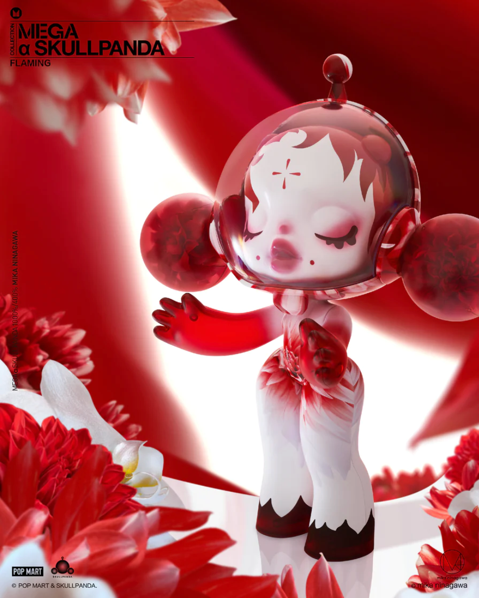 POP MART SKULLPANDA MEGA α400% WuJian'an MEGA α SKULLPANDA 400% Wu