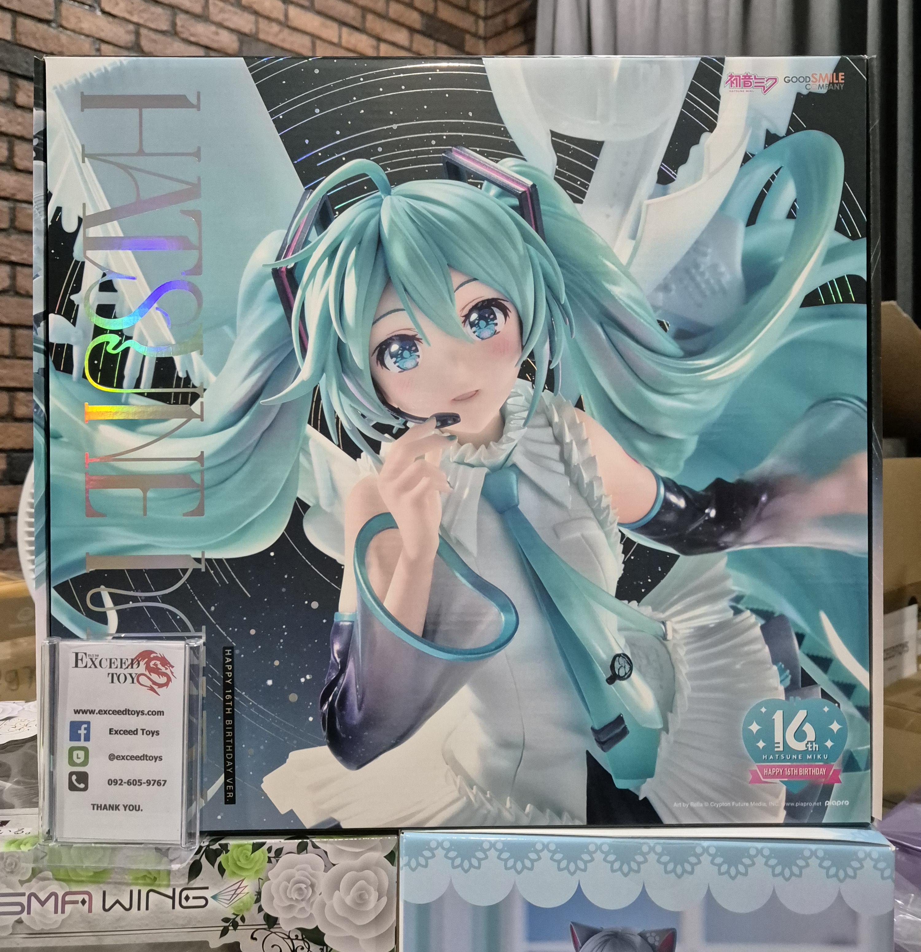 ミク ナンバー プレート 16th 新品 初音ミク ナンバープレート Happy