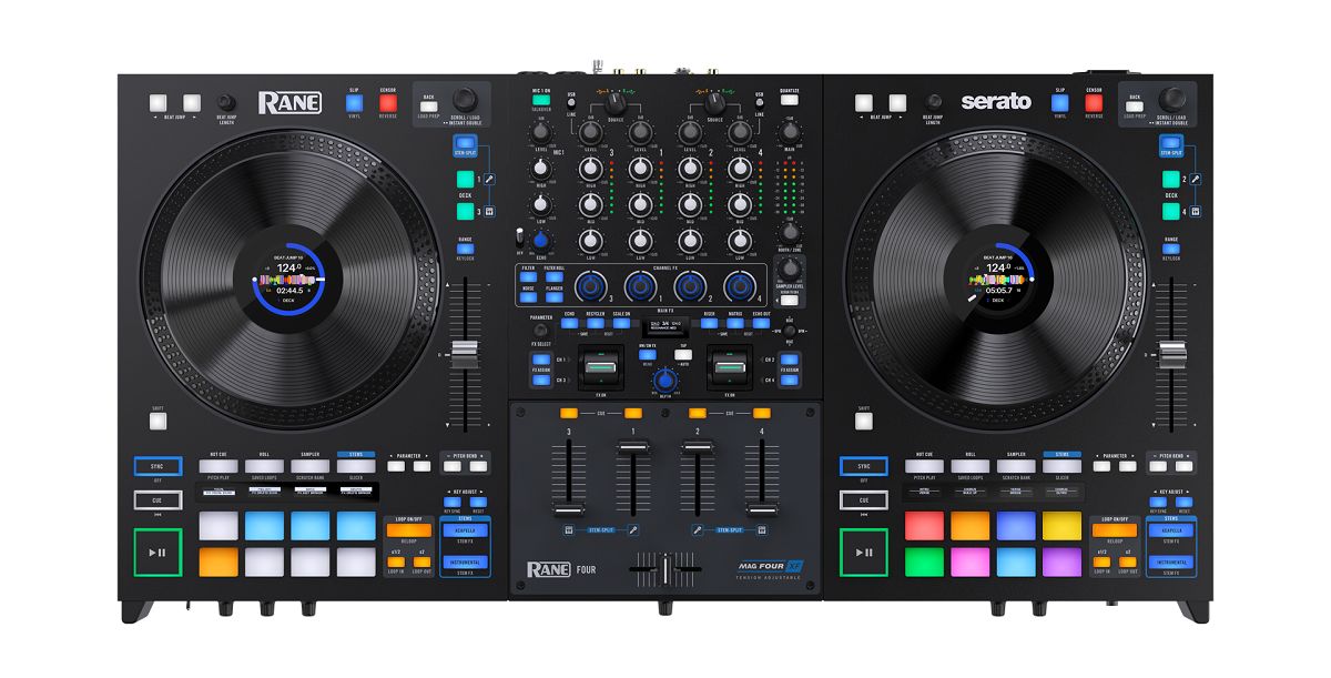 RANE FOUR | Stems機能搭載4チャンネルDJコントローラー | Digiland