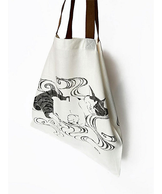 石塚智之手描き・トートバッグ『ハチ』 | アトリエ・Kinami(石塚智之