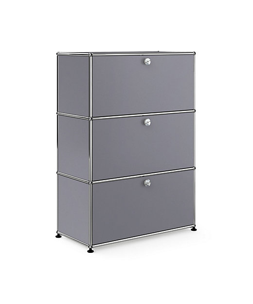 USM Haller ハラー 1列2段 シェルフ キャビネット ピュアホワイト USM