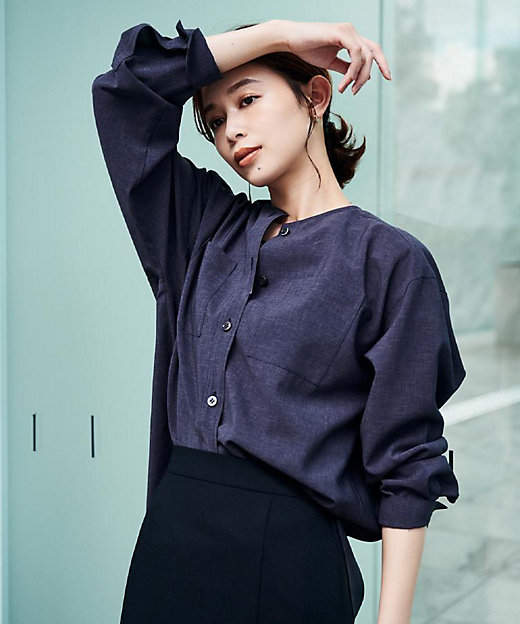 秋も着られる／セットアップ可】リラククールシャツ