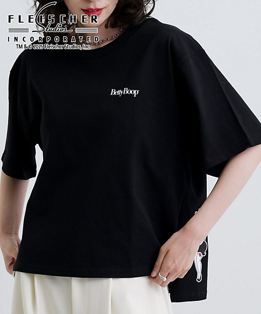 Betty Boop（TM）】バックプリントワイドTシャツ
