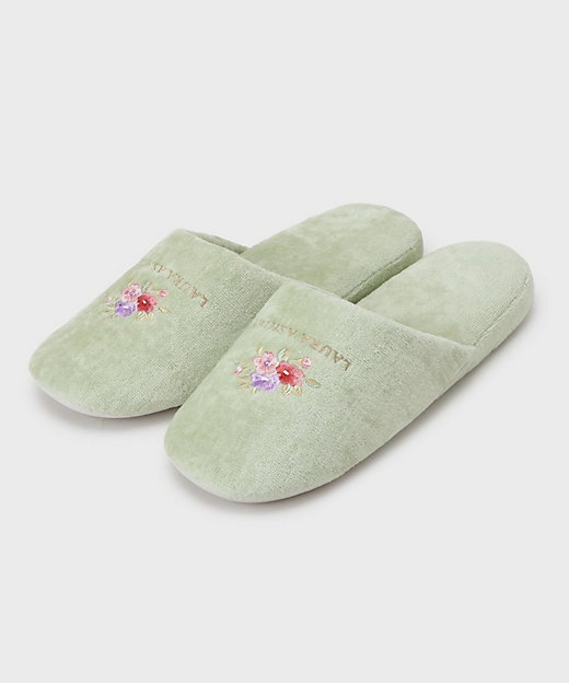 プライオリー柄 スリッパ（2002552779） | LAURA ASHLEY