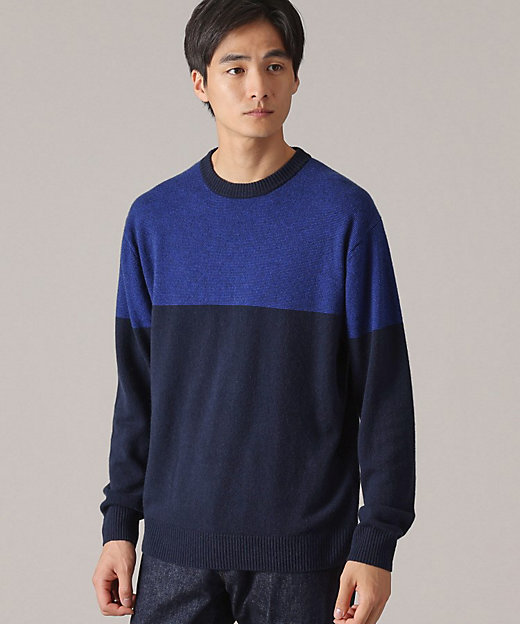 布袋寅泰 HOTEI× TAKEO KIKUCHI カシミヤセーター グレー 洗える