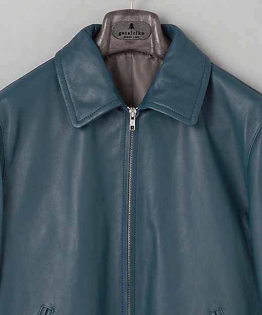 24AW新作】シープレザー シングルカラーブルゾン