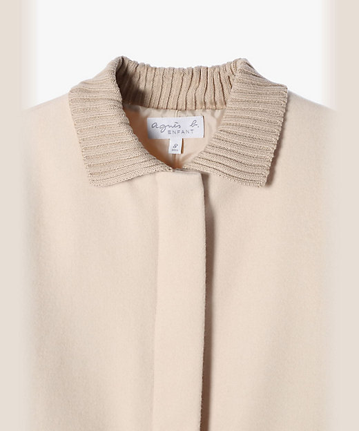 極美品 アニエスベーアンファン Agnes b ジップアップコート 12ans 極