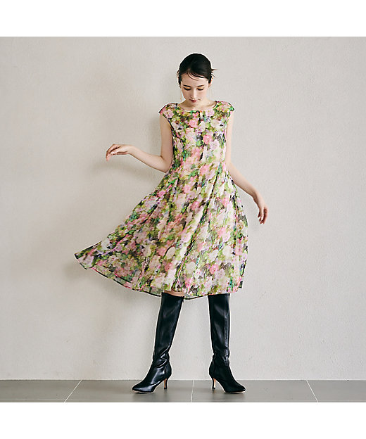 8枚接ぎ美シルエットシンプルワンピース（83015512） | Rose