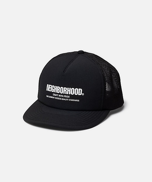 NEIGHBORHOOD 黒メッシュキャップ MESH CAP | NEIGHBORHOOD