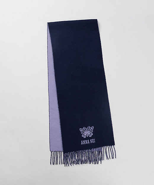 ウールリバーシブルマフラー 2AS 61037 | ANNA SUI (Women