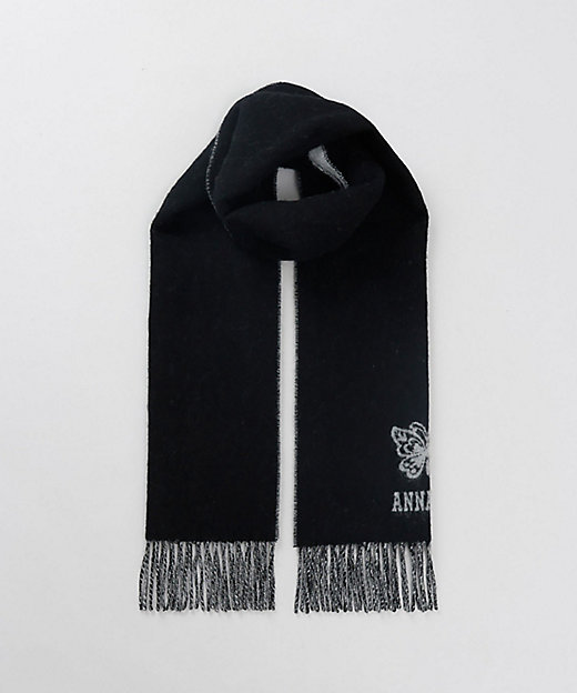 ウールリバーシブルマフラー 2AS 61037 | ANNA SUI (Women