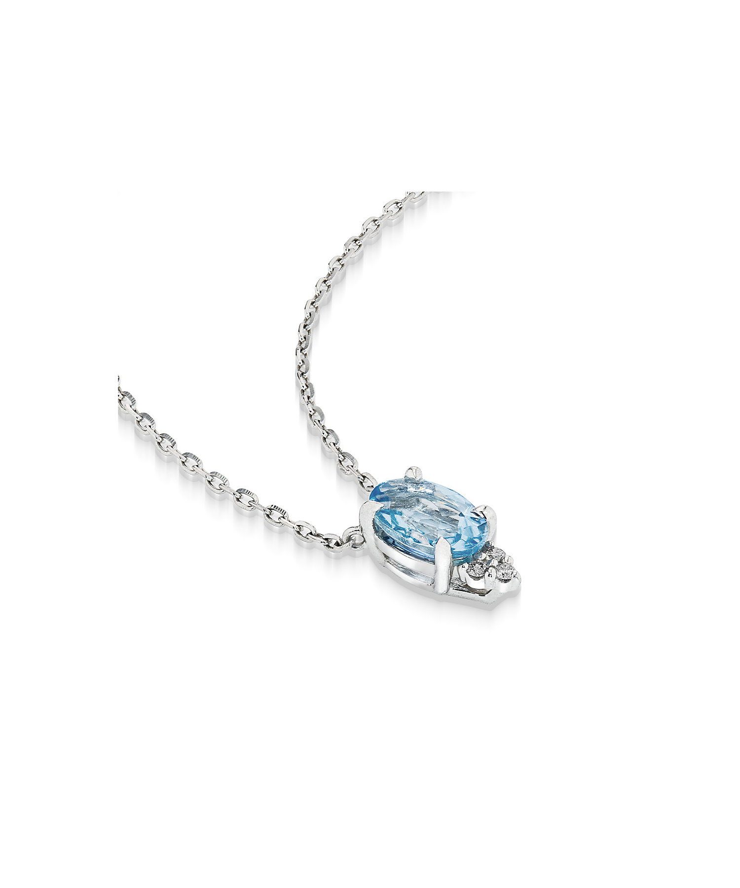 AQUAMARINE NECKLACE 2XN0479 | STAR