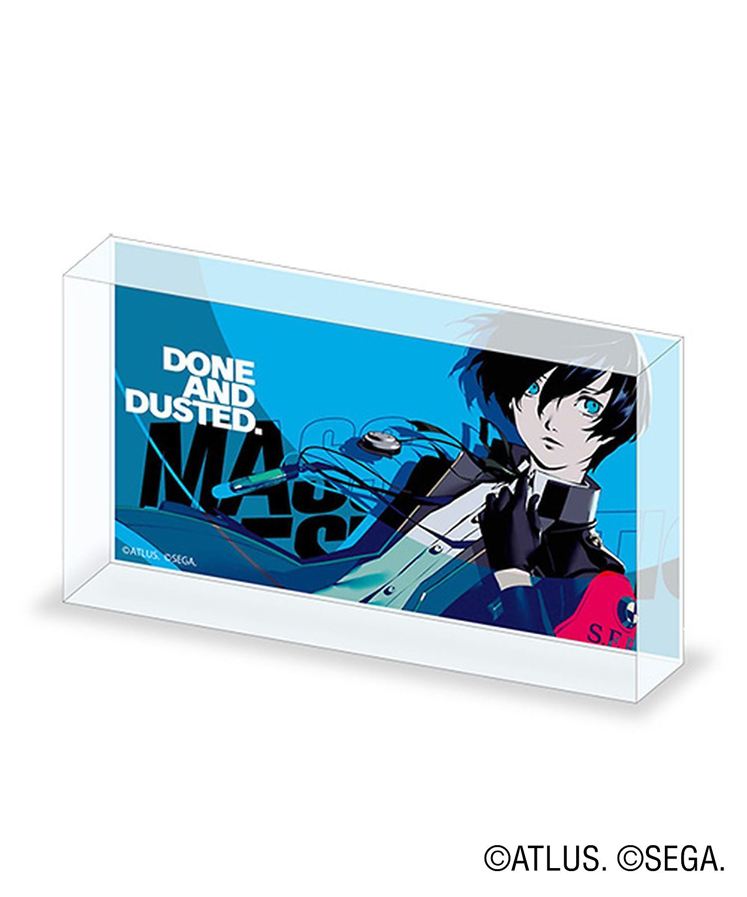 トップ ペルソナ25周年 P3 主人公 アクリル時計 ペルソナ3 リロード