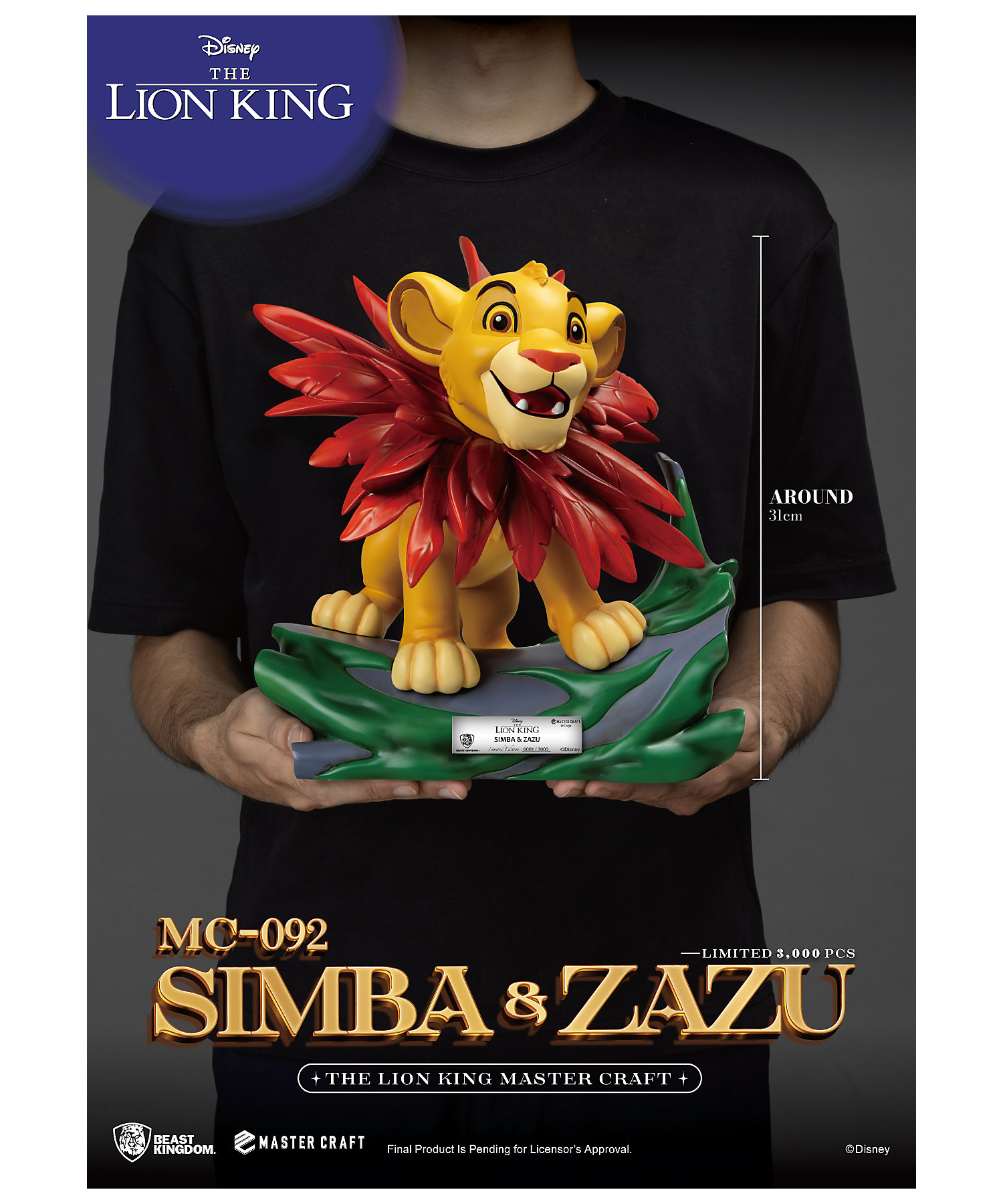 ☆古着屋スマイルハウス 本物保証‼️500枚限定 ディズニー ライオン