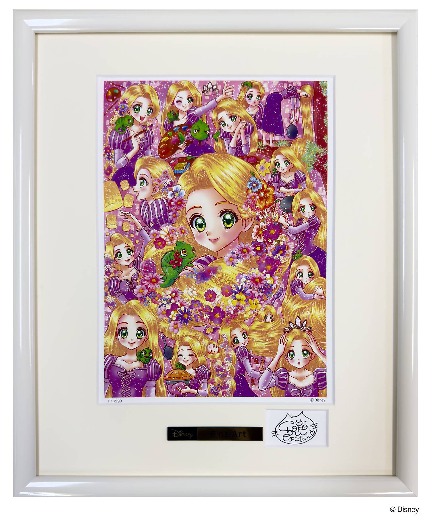 ♡激レア♡ ラプンツェル Disney 高精細複製原画 023/500 ♡激レア