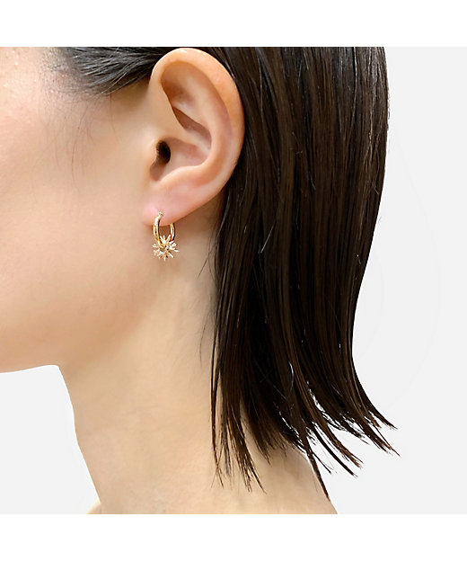 スターダストピアス S／K10ピンクゴールド PK10－740－S