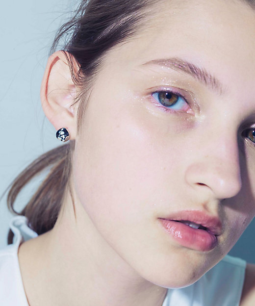 よっしー エテ ビーンズピアス プラチナムカラー ビーンズ ピアス