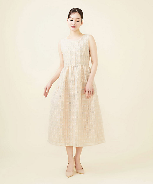 シアーチェックノースリーブドレス | Sybilla (Women)/シビラ | 三越