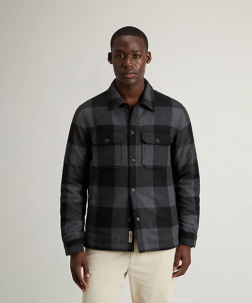 ウールチェック アラスカン シャツジャケット／WOOL CHECK
