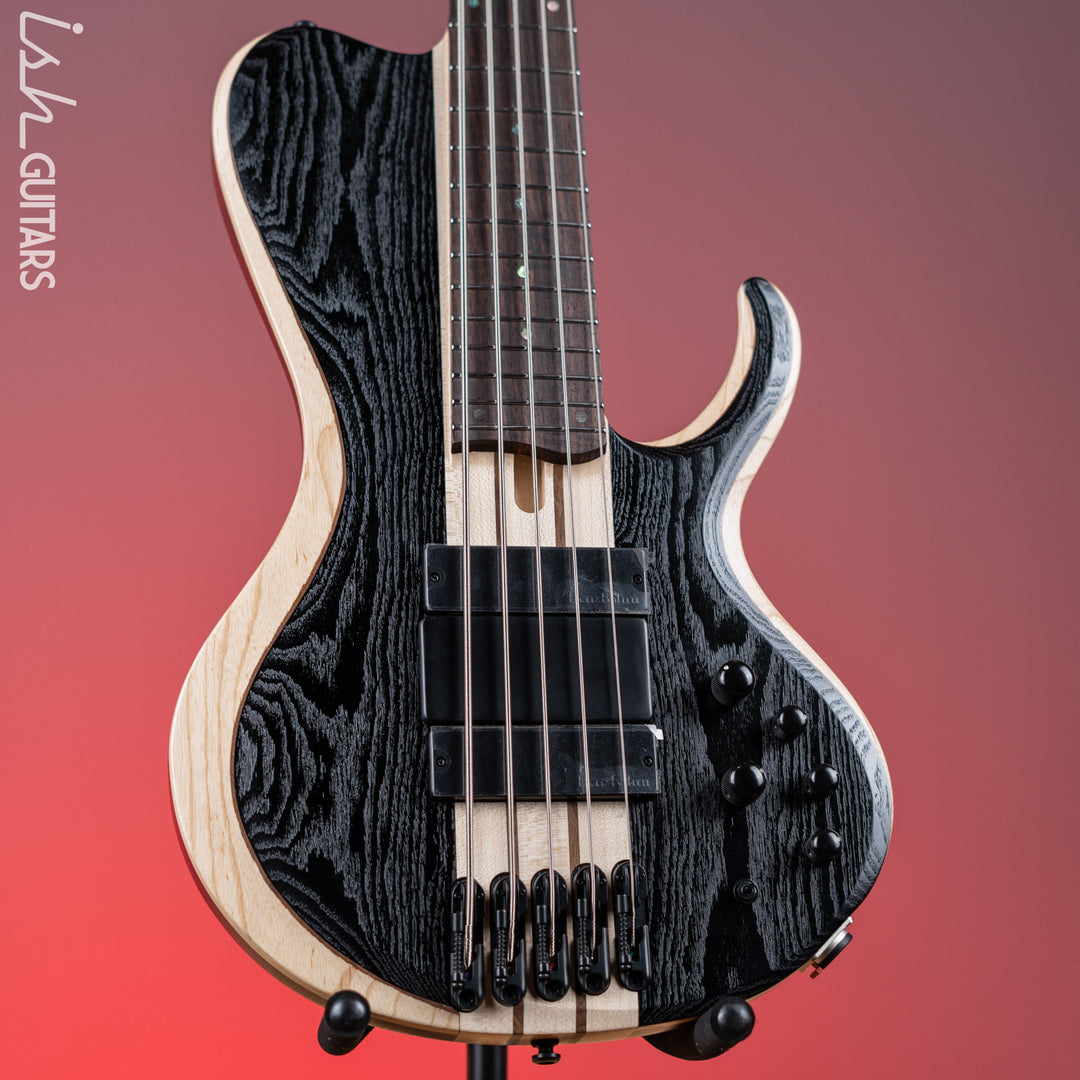 Ibanez BTB865SC 5-String Bass Weathered Black Low Gloss – Ish Guitars