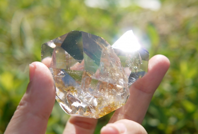 1週間限定・特別価格】希少！ゴールデンハーキマーダイヤモンド原石