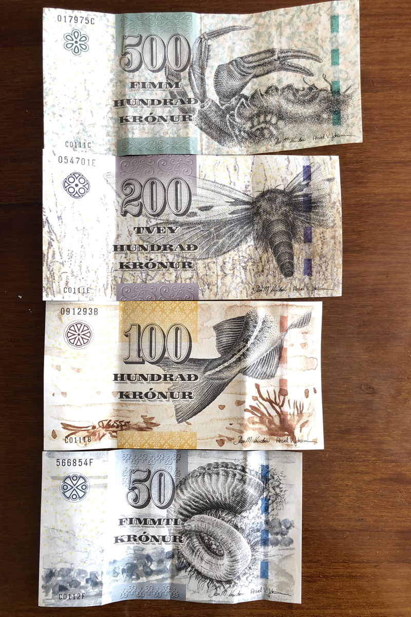 未 デンマーク領フェロー諸島 04年 旧紙幣 超高額 500クローナ P-27 未