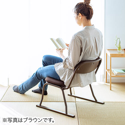 クラサワ 理容椅子 黒と白 足置き付き クラサワ 理容椅子 黒と白 足