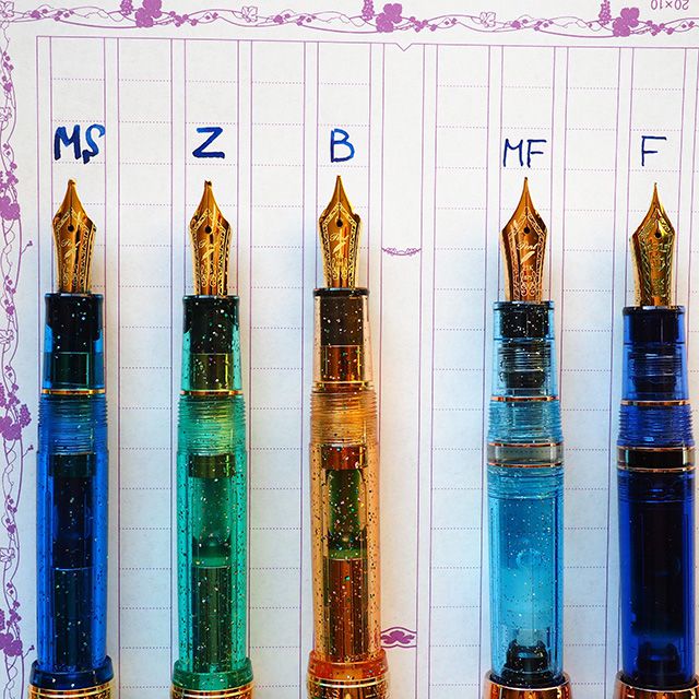 万年筆の字幅チェック～セーラー万年筆編～