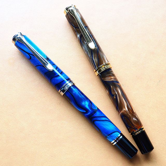 ジャンク品] ペリカン スーべレーン M805 ブルーデューン 万年筆 限定