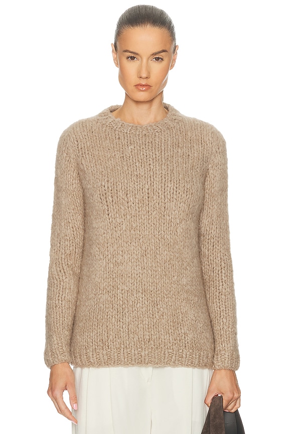 Toteme Tomar Sweater in Moss Melange | FWRD