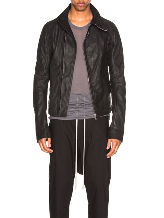 Rick Owens レザーブルゾン S Molino zip jacket Rick Owens Leather